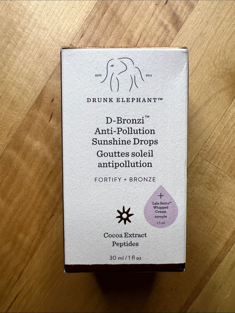 Drunk Elephant D-Bronzi Anti-Pollution Sunshine Drops - Bronze, White